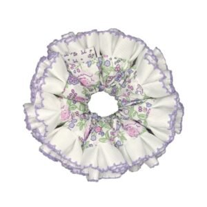 Floral Ruffle Scrunchies